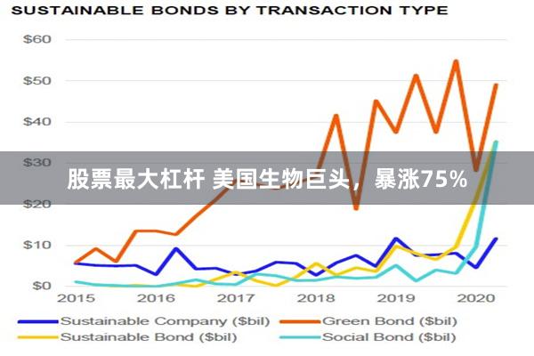 股票最大杠杆 美国生物巨头，暴涨75%