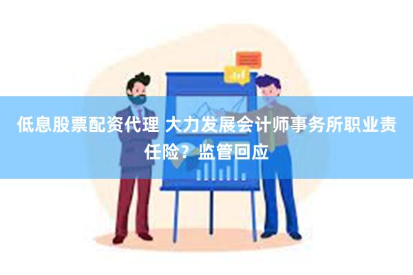 低息股票配资代理 大力发展会计师事务所职业责任险？监管回应