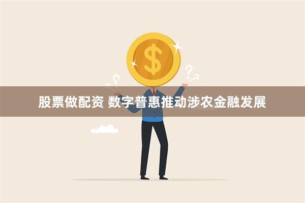 股票做配资 数字普惠推动涉农金融发展