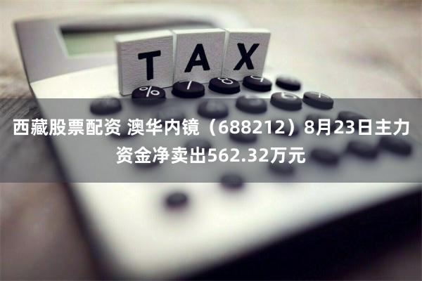 西藏股票配资 澳华内镜（688212）8月23日主力资金净卖出562.32万元