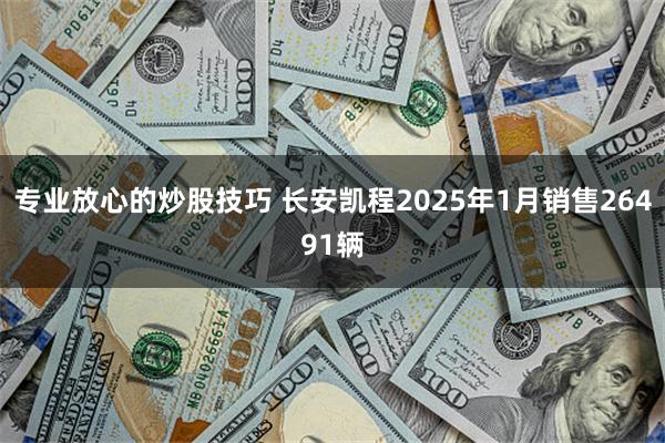 专业放心的炒股技巧 长安凯程2025年1月销售26491辆